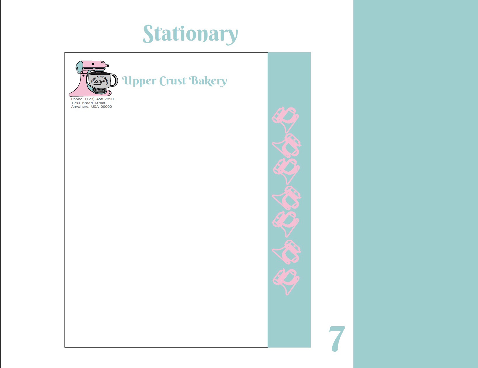 A logo letterhead